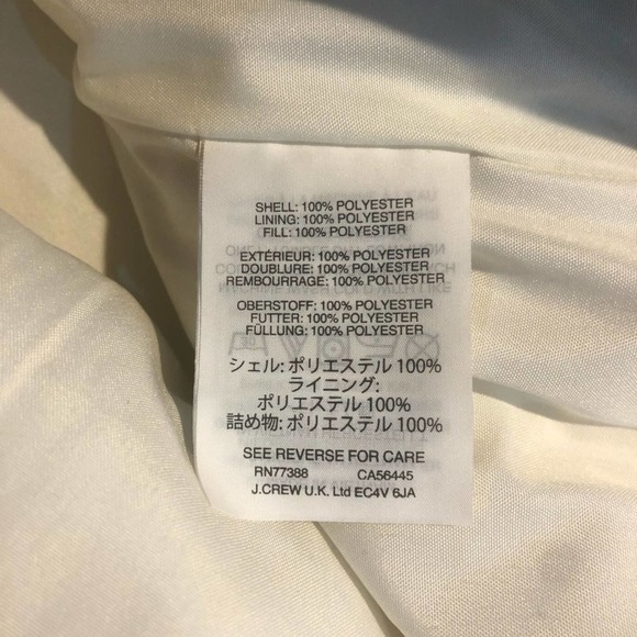 J. Crew Mercantile Pink Blue Micro-Floral Quilted Puffer Vest NWT Small - Picture 12 of 12